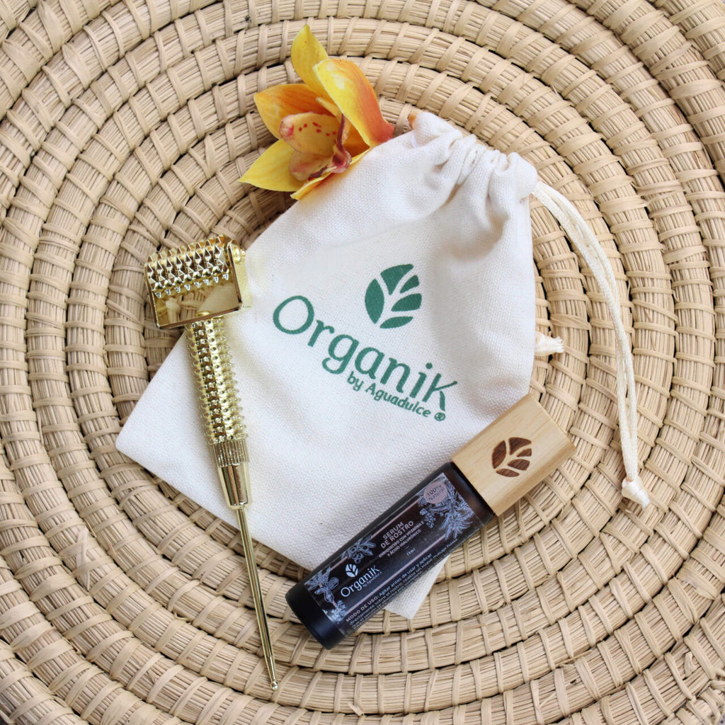 Kit de Regalo 1 - Serum de rostro 10 ml y Golden roller