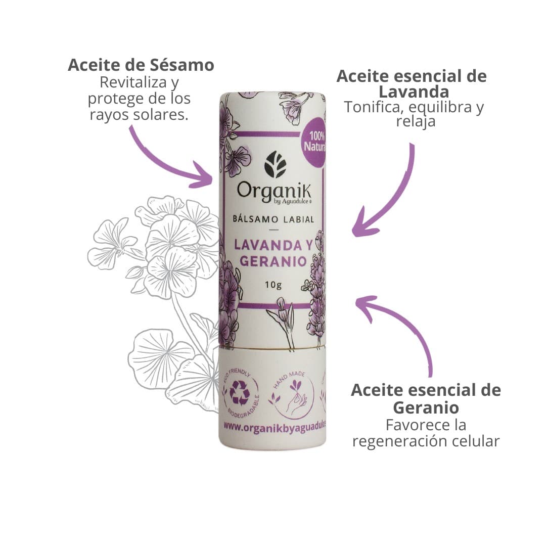 Bálsamo labial natural 10 g