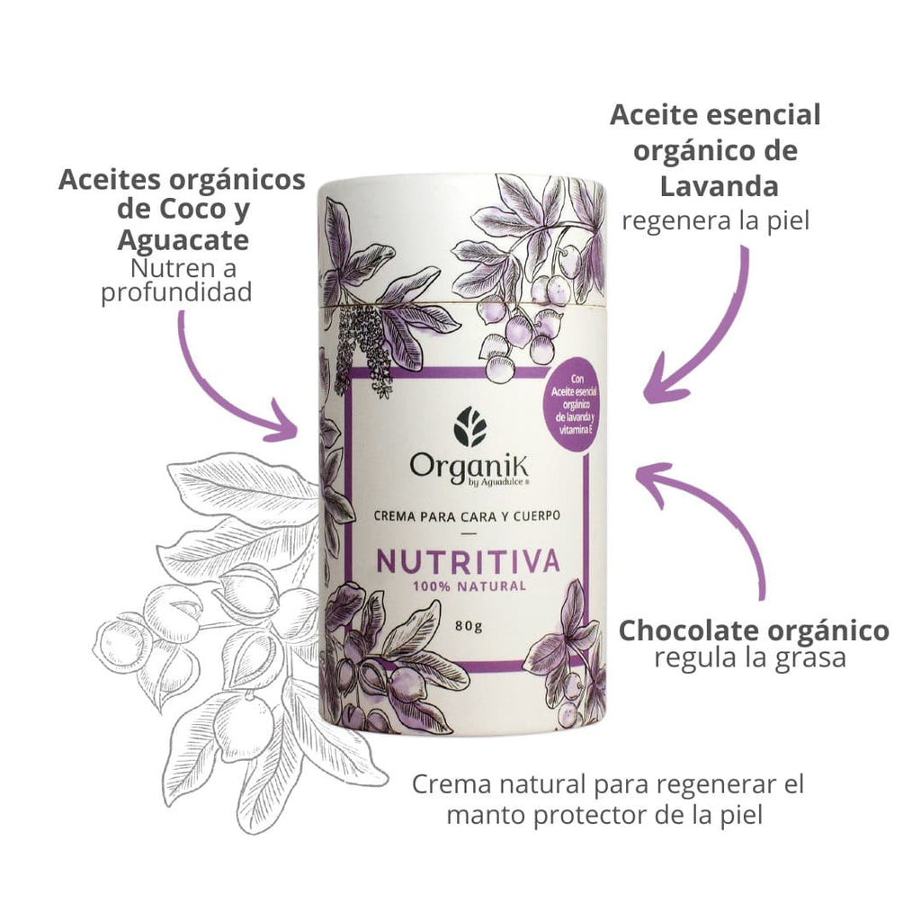 Crema Nutritiva natural 80 g