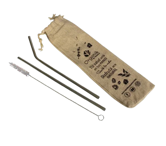 Sorbete de acero inoxidable – Pitillo reutilizable