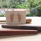 Bastón de Reflexología en Madera – Herramienta para masaje podal y manos